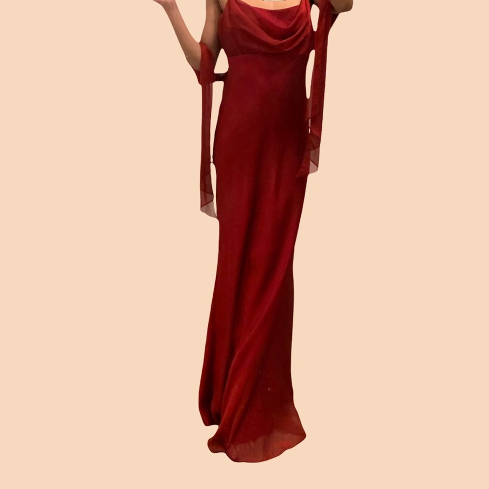 Cowl Neck Gown